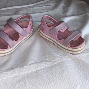 CROCS Kids Sandals in Pink and Lavender